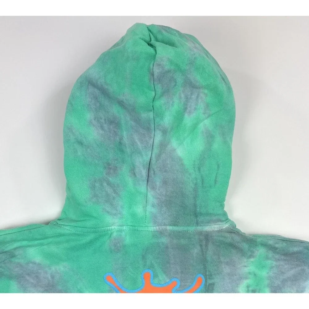 Nickelodeon Tie Dye Mens Medium Pullover Hoodie Sweatshirt Catdog Ren & Stimpy - Picture 11 of 12